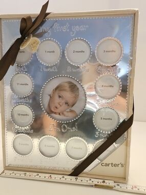 Carter’s My First Year Baby Photo Frame – 12 Month Keepsake